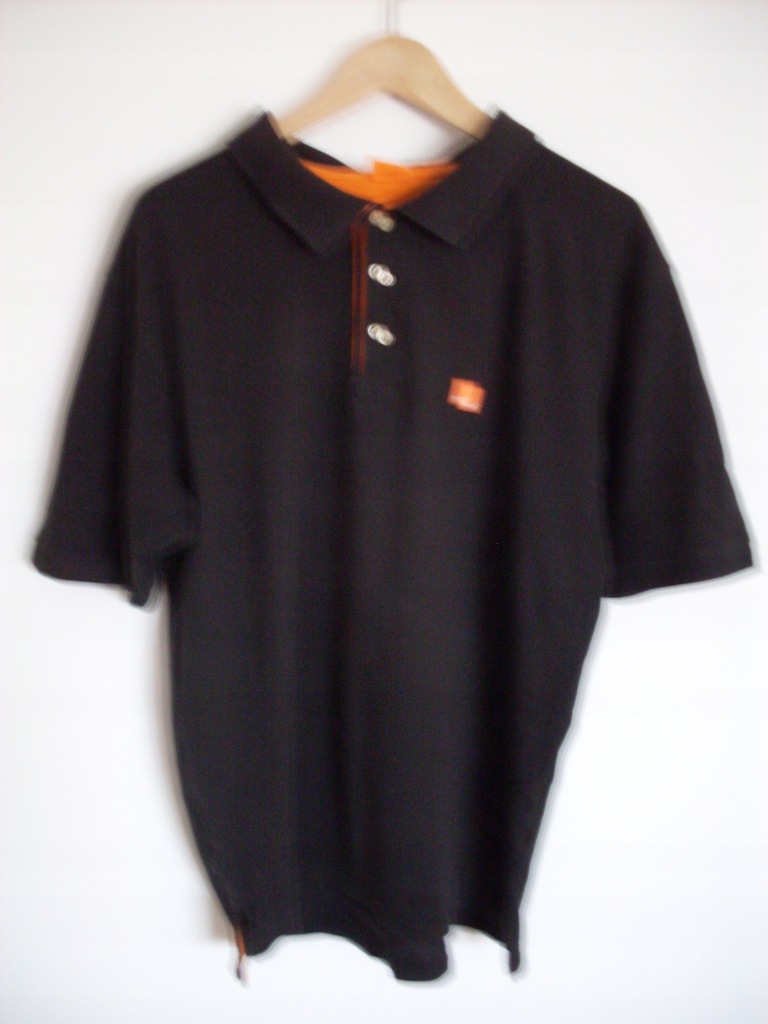 T-SHIRT / KOSZULKA POLO / ORANGE / M