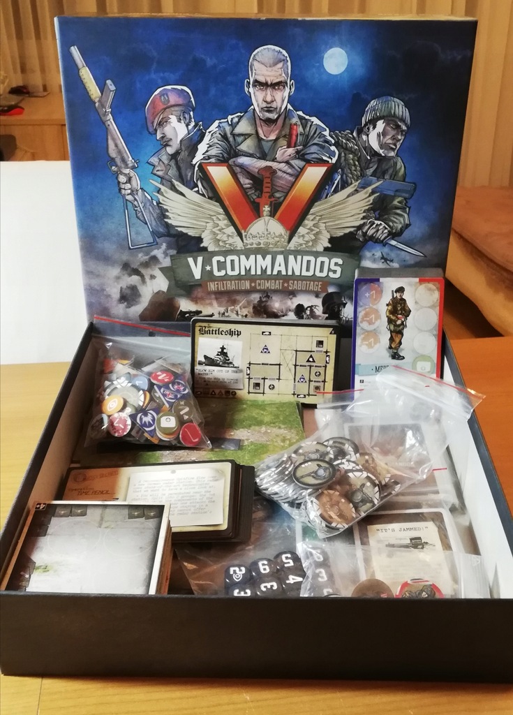 Świetna gra planszowa "V-Commandos"