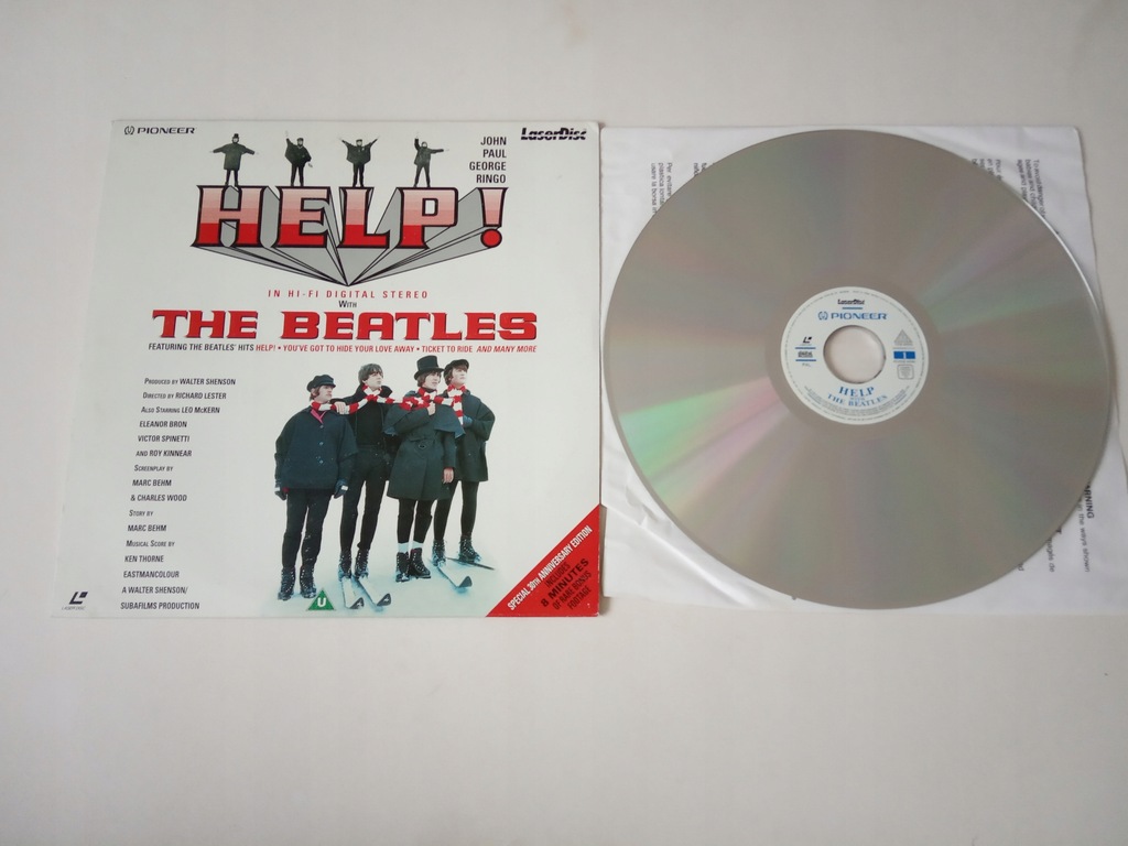 THE BEATLES , help ! , laser disc 1995