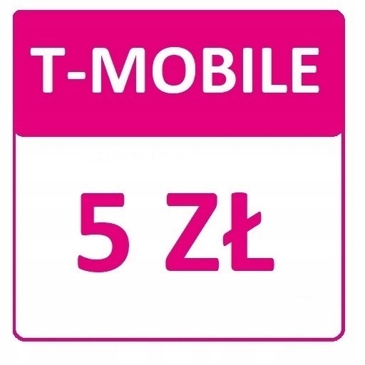 KOD Doładowanie T-Mobile / HEYAH 5 ZŁ AUTOMAT 24/7