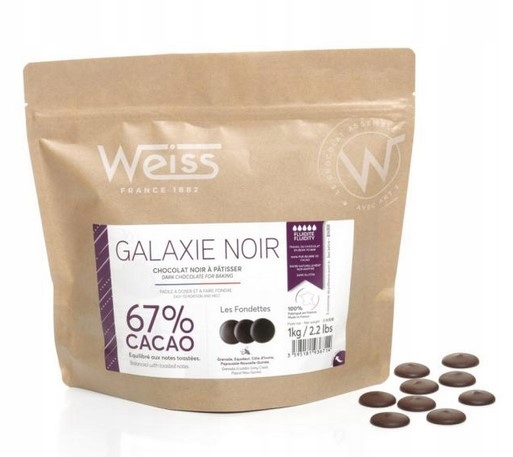 Czekolada GALAXIE deserowa 67% Weiss 1kg