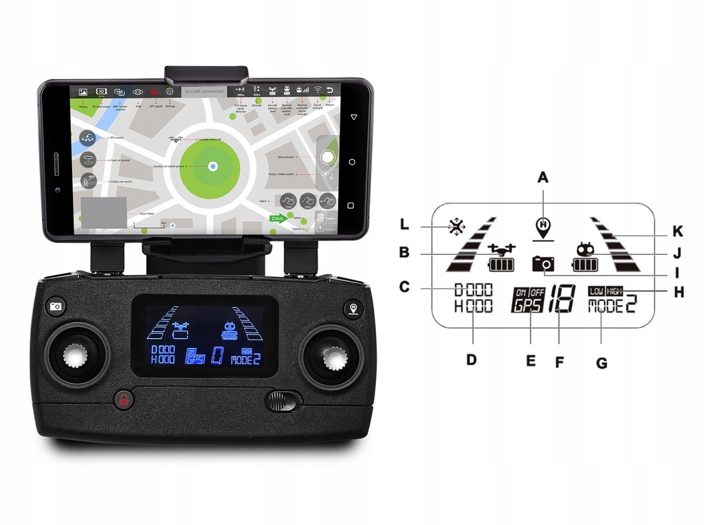 Купить Дрон OVERMAX X Bee 9.5 GPS WiFi FPV 4K 60 км/ч: отзывы, фото, характеристики в интерне-магазине Aredi.ru