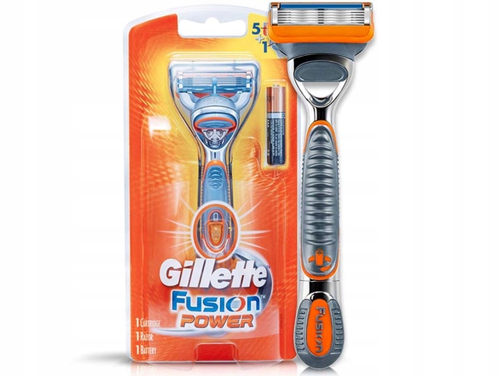 MASZYNKA DO GOLENIA GILLETTE FUSION POWER BATERIA