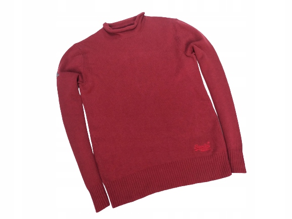 SUPERDRY KNIT STORE LAMBSWOOL Oryginalny Sweter L