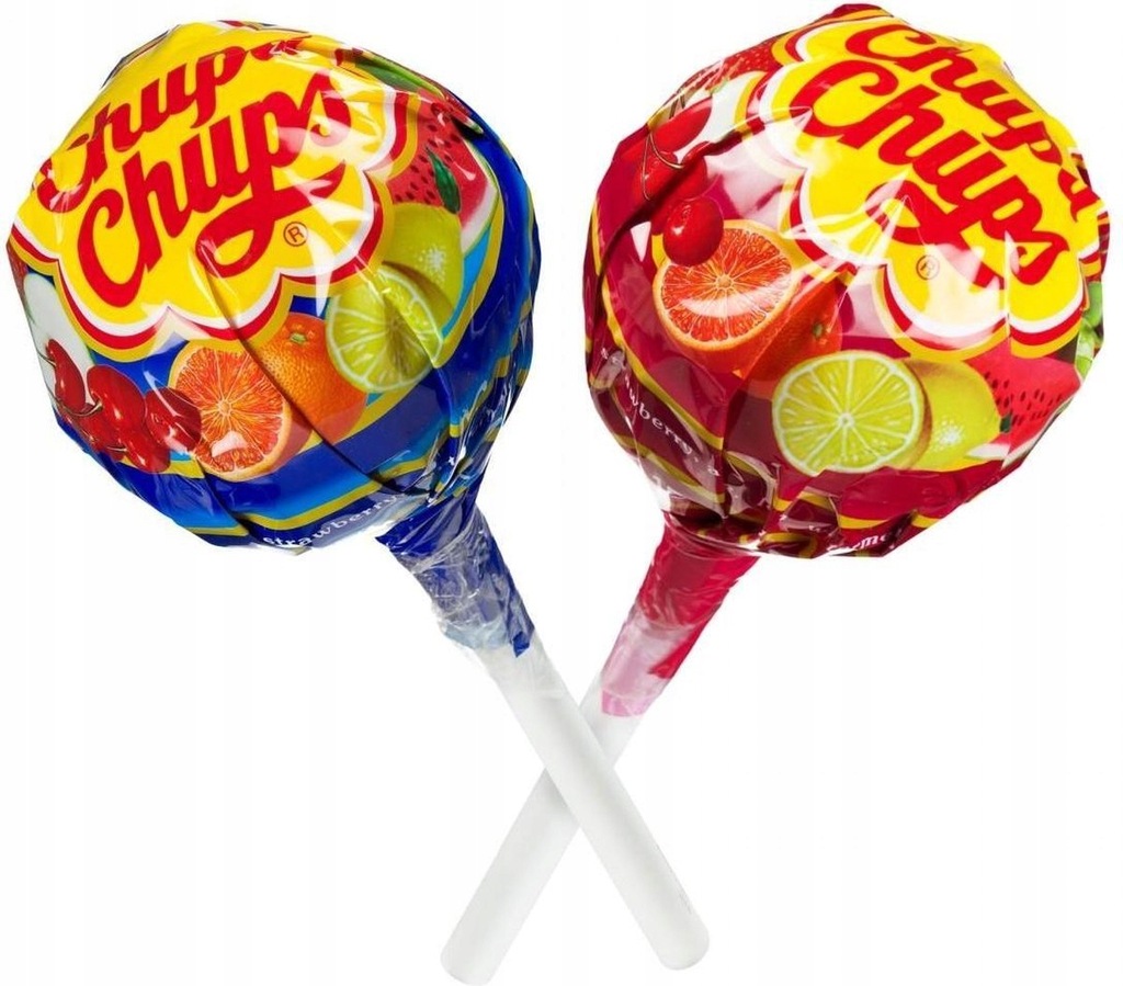 GIGA XXL LIZAK WYSOKI 65 cm CHUPA CHUPS TRUSKAWKA CZERWONY