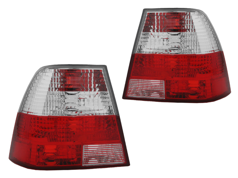 VW Bora 98 05, Lampy LED RED WHITE diody TUNING
