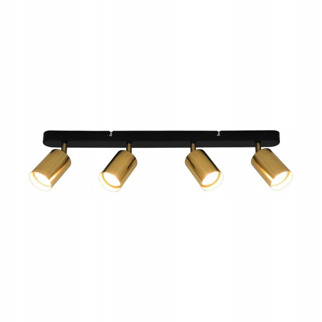 Reflektorki sufitowe złote na listwie VILA GU10 do salonu Zuma Line