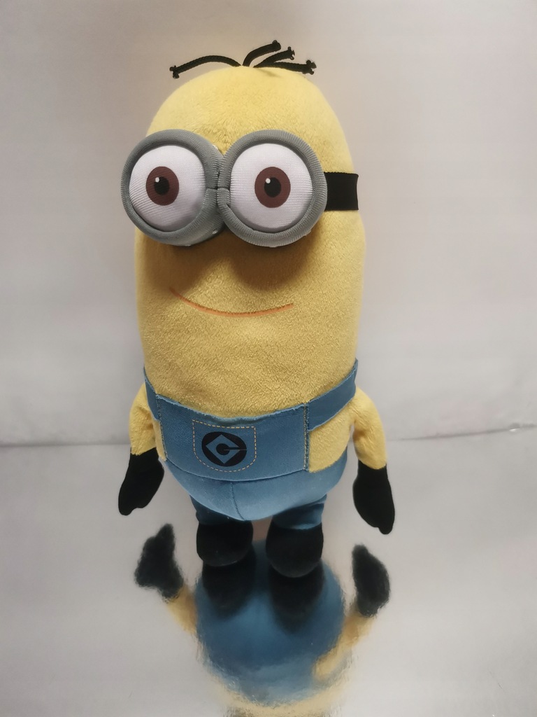 Minionek KEVIN w ogrodniczkach duża maskotka 32cm