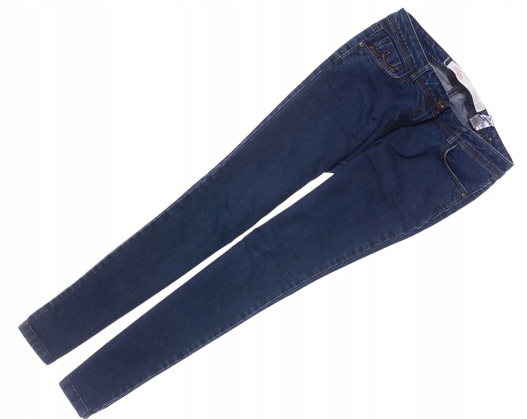 4264-52 ...NEXT..JEANSOWE SPODNIE SKINNY BLUE r.40