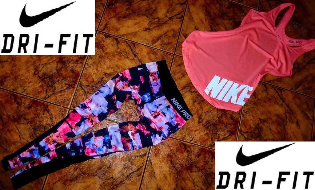 NIKE PRO DRI FIT dres komplet ORYGINAŁ S 36 NOWOŚĆ