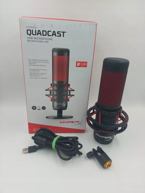 MIKROFON QUADCAST HX-MICQC-BK