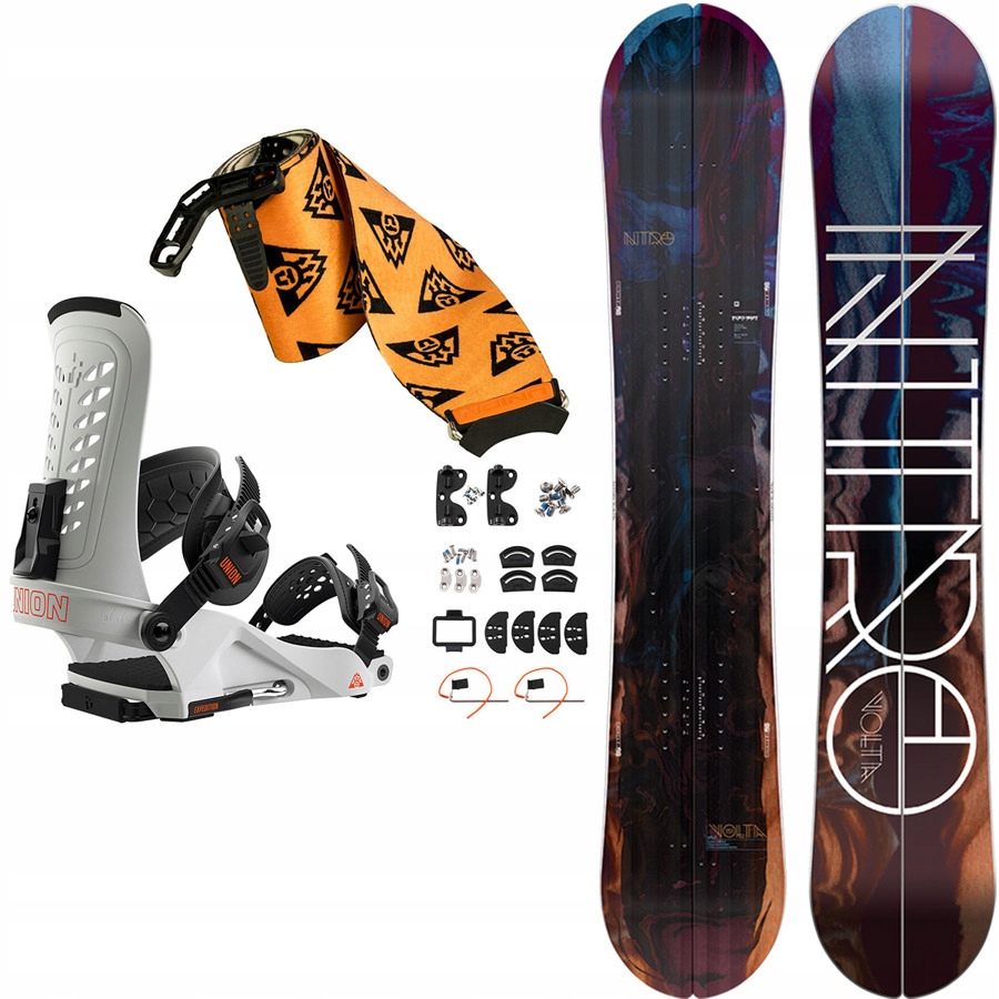 Damski SET splitboard NITRO Volta 151 +wiąz +foki