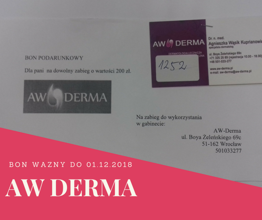 Bon Podarunkowy AW DERMA