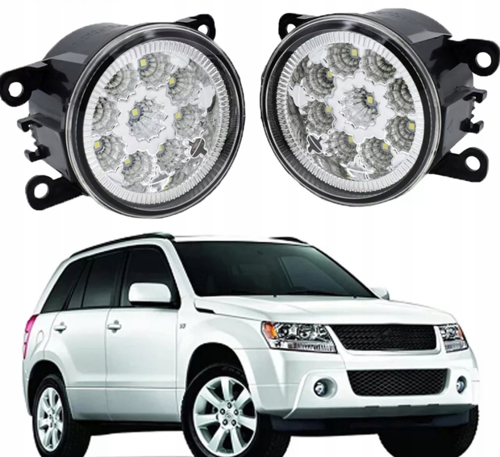 Światła LED halogeny 90mm Suzuki Grand Vitara - 12549273758 - oficjalne ...