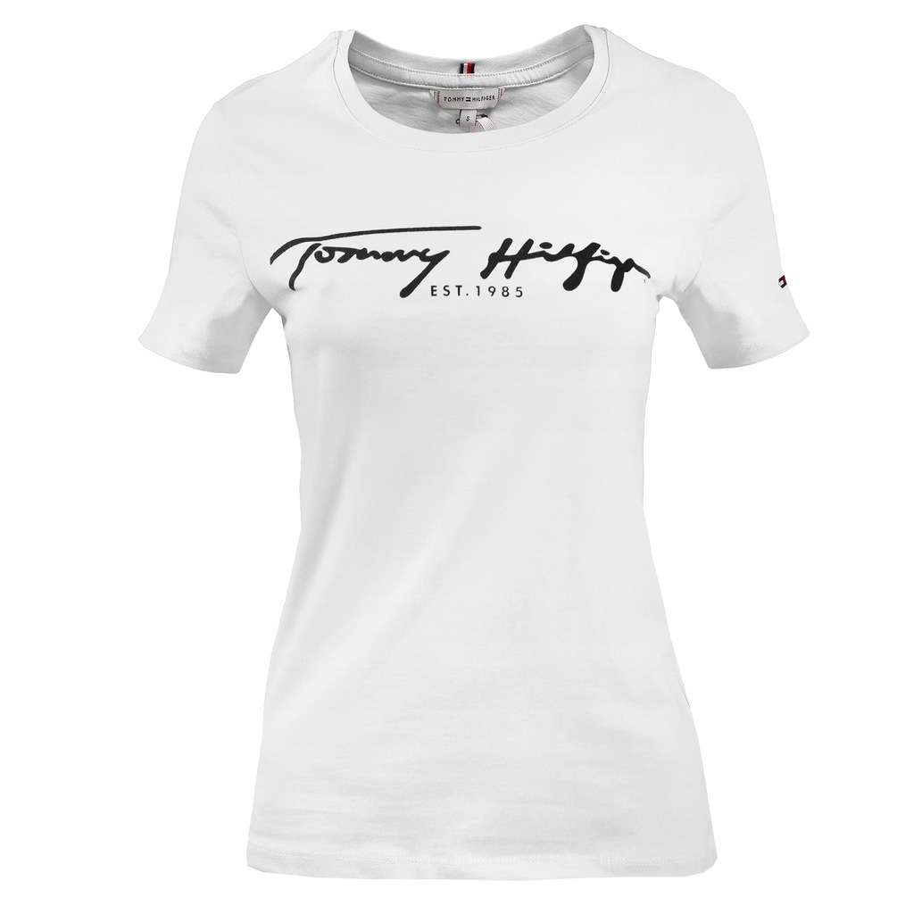 Tshirt Koszulka Tommy Hilfiger EST Biała Roz.M