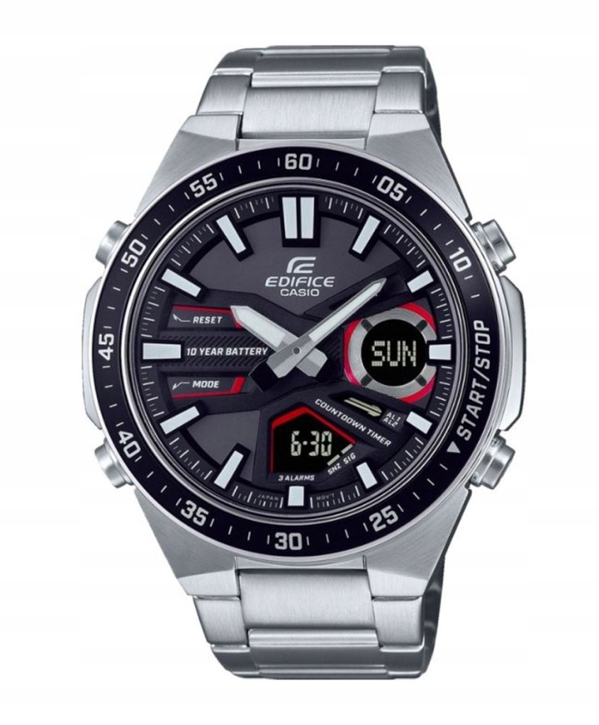 CASIO Zegarek Męski CASIO EDIFICE EFV-C110D-1A4VEF 10 BAR + BOX