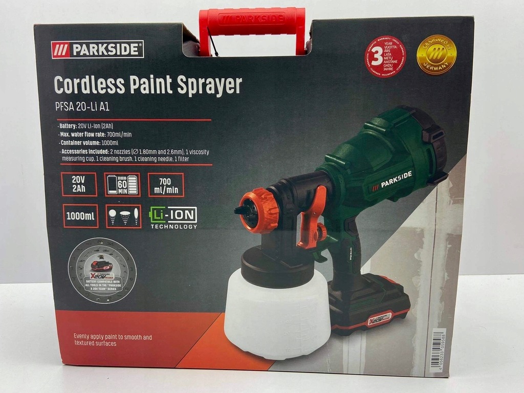 Lidl Cordless Paint Sprayer Parkside Cordless Impact Wrench