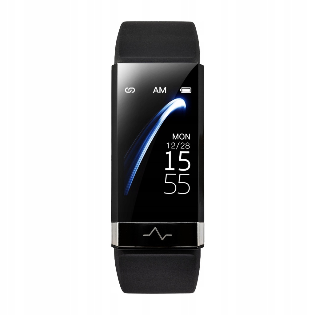 Smartwatch WV19 Glukometr Silikonowy pasek Pomiary zdrowotne