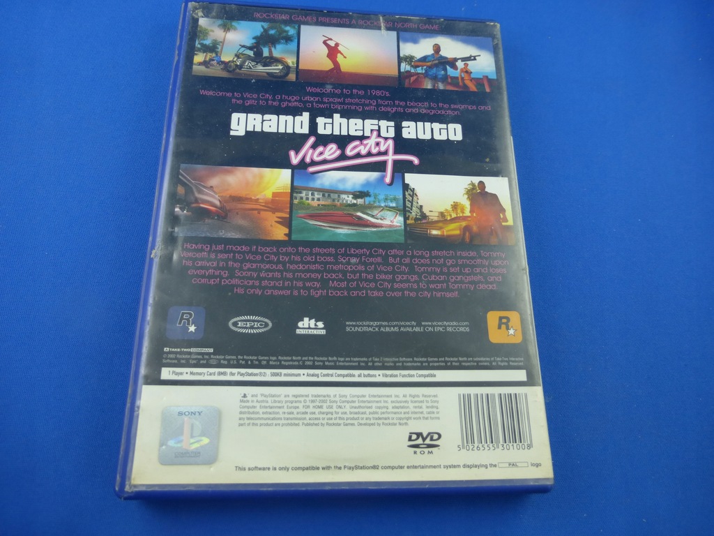 Купить GRAND THEFT AUTO VICE CITY GTA PS2: отзывы, фото и ...
