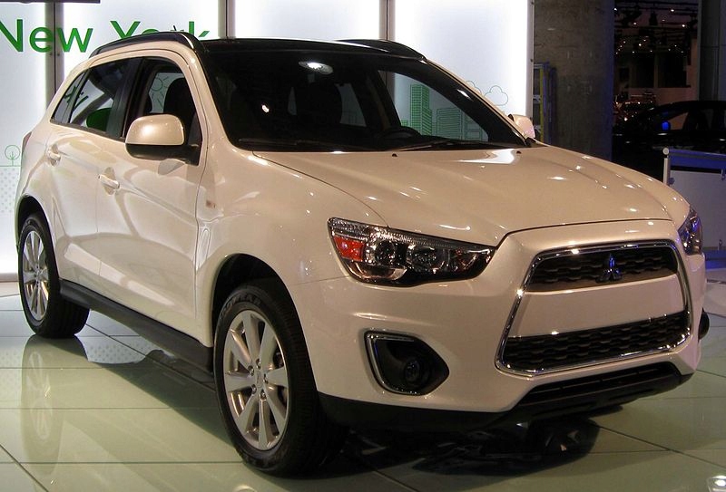 Mitsubishi ASX Relingi dachowe czarne SREBRNE ORYG