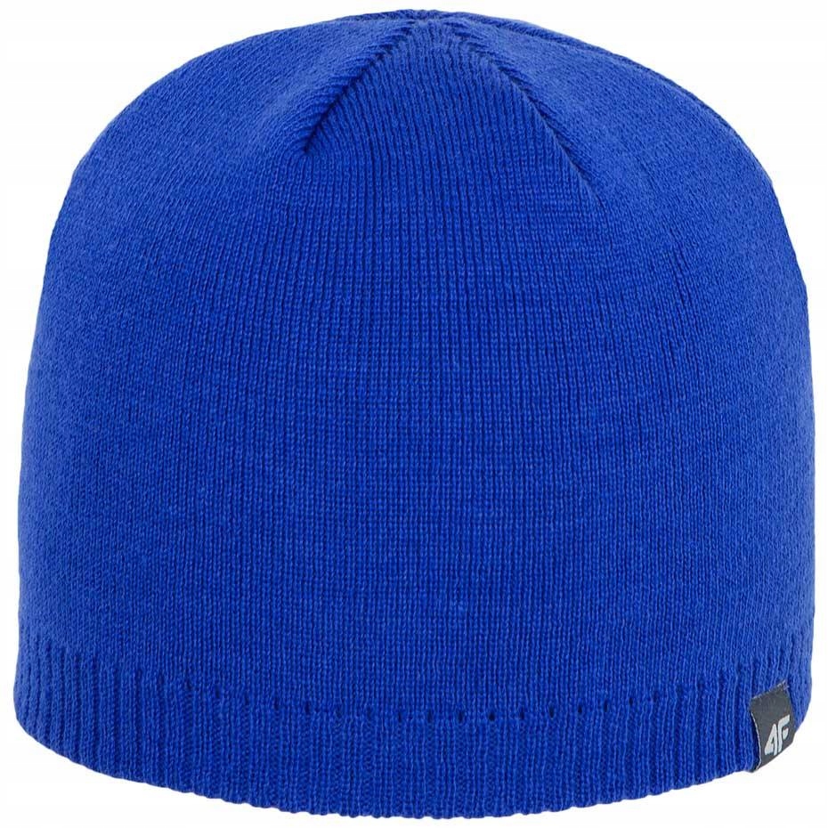 4F CZAPKA ZIMOWA BEANIE CAM001 NIEBIESKA r.L/XL