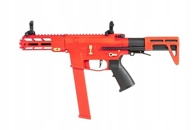 Replika pistoletu maszynowego Nemesis X9 - czerwon
