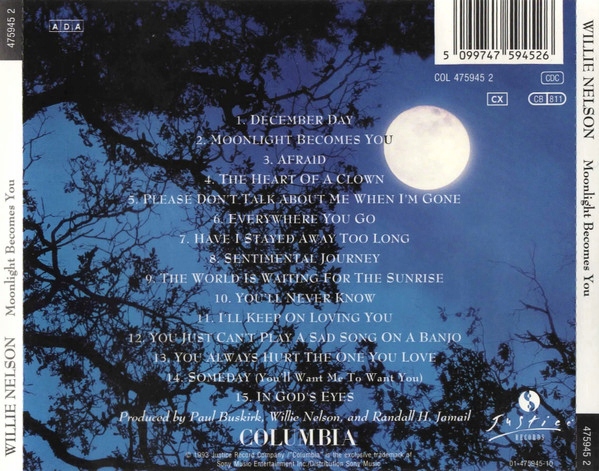 Купить AA - Willie Nelson - Moonlight Becomes You - EX: отзывы, фото, характеристики в интерне-магазине Aredi.ru