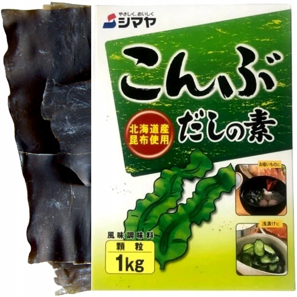 Bulion Kombu Japoński Konbu Dashi No Moto Wege w Proszku 1kg SHIMAYA