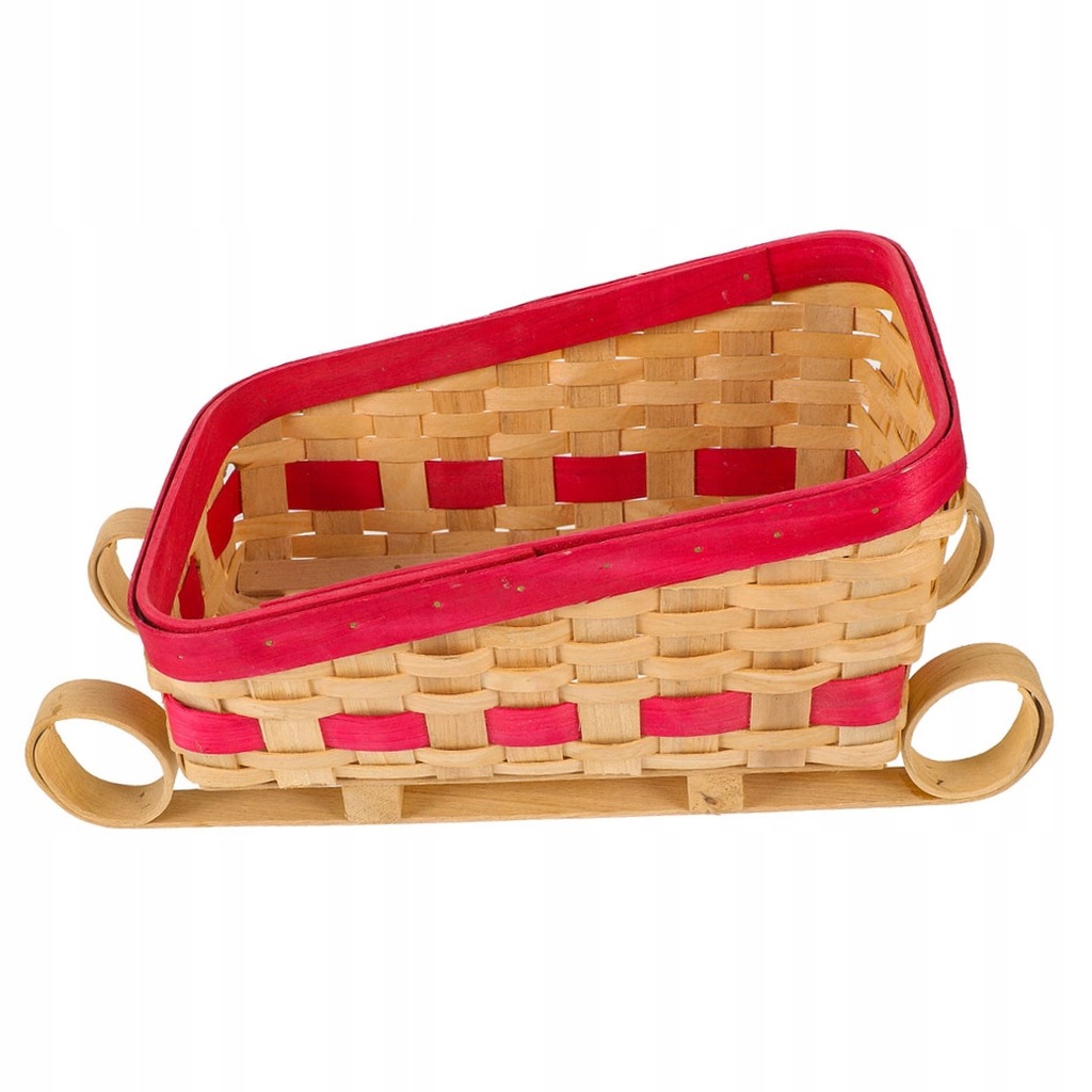 Christmas Sleigh Holiday Festival Decor Bamboo