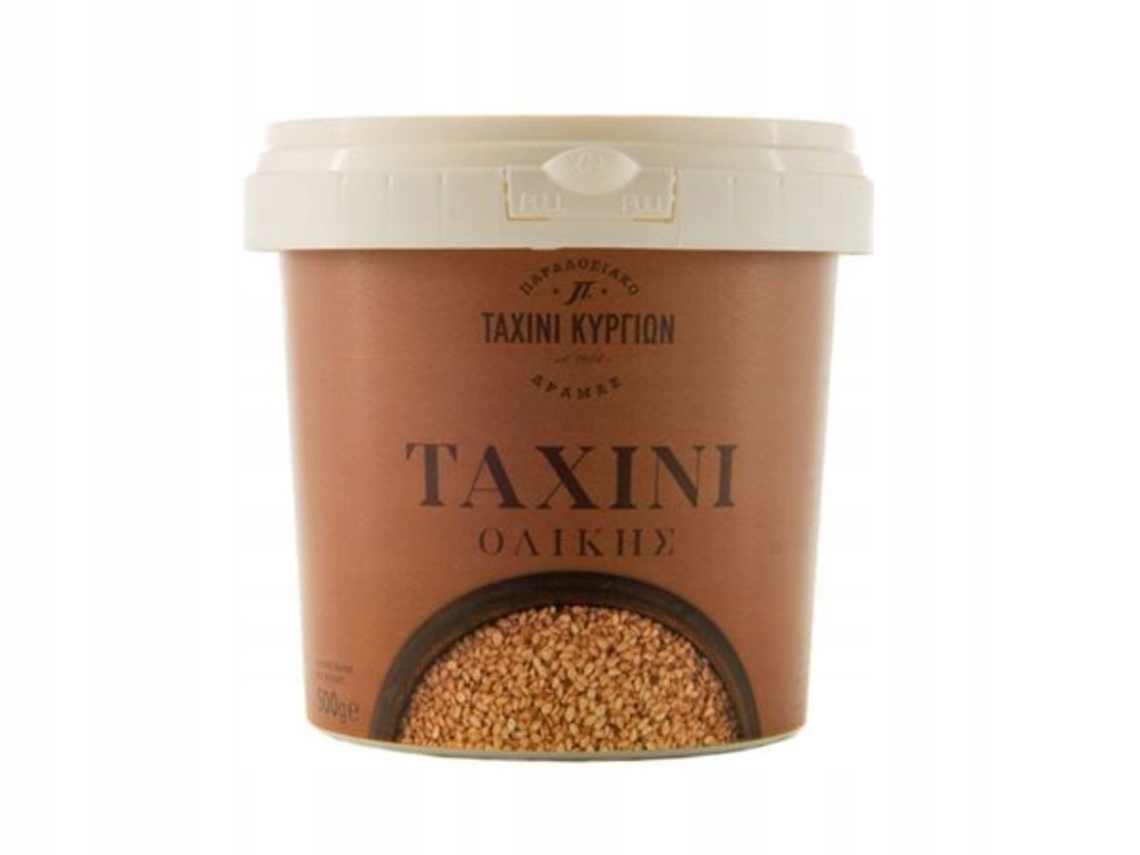 Grecka pasta sezamowa pełnoziarnista Tahini 500 g
