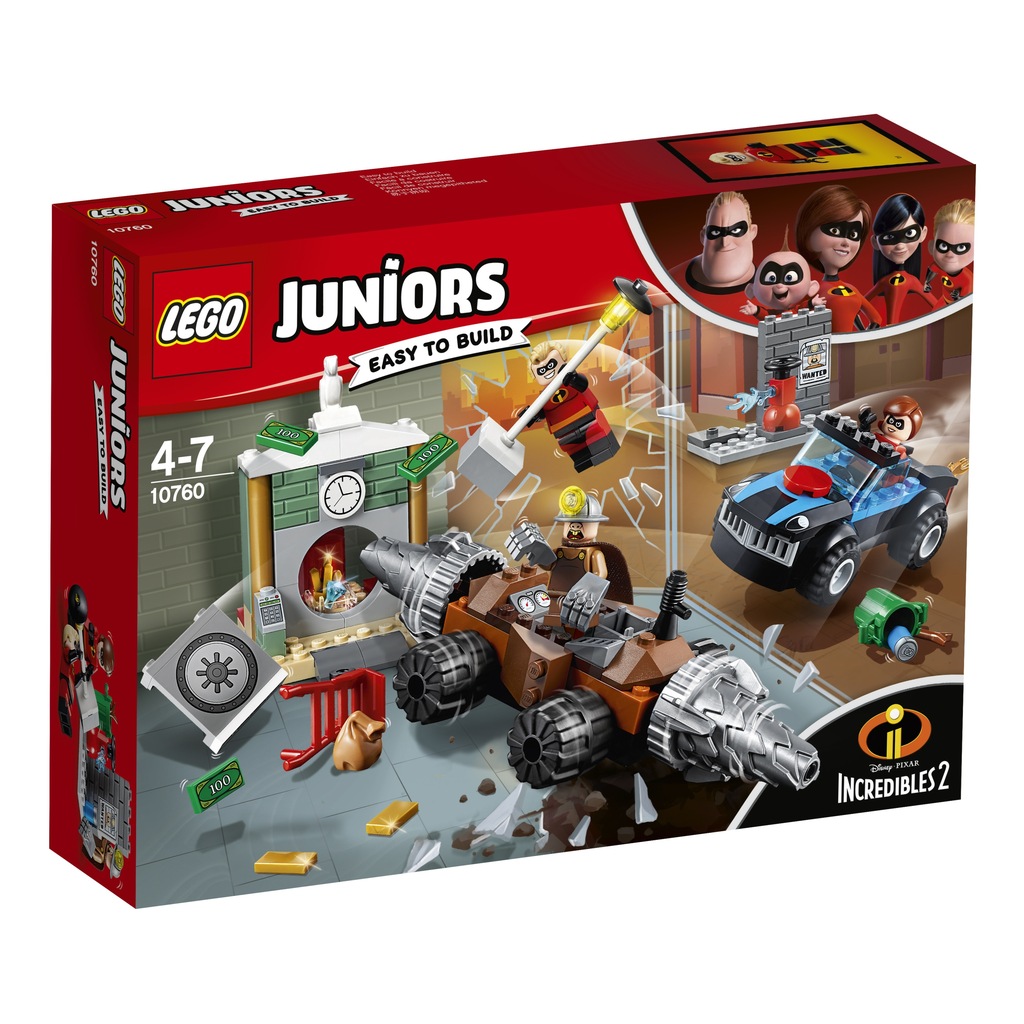 LEGO Juniors Napad Człowieka Szpadla na bank 10760