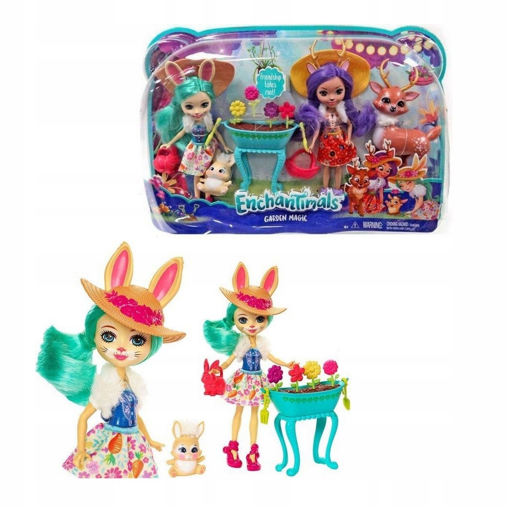 Mattel Enchantimals Lalka Danessa Deer Bree Bunny