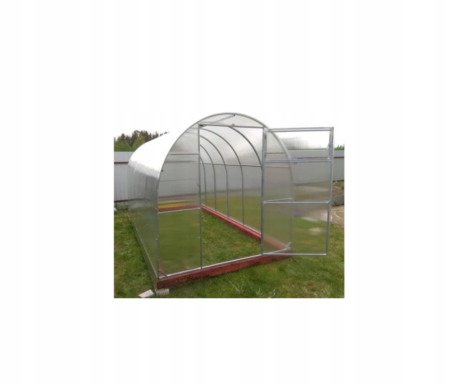 Szklarnia Tunel 2.1x12m POLIWĘGLAN 4mm profil 20x20