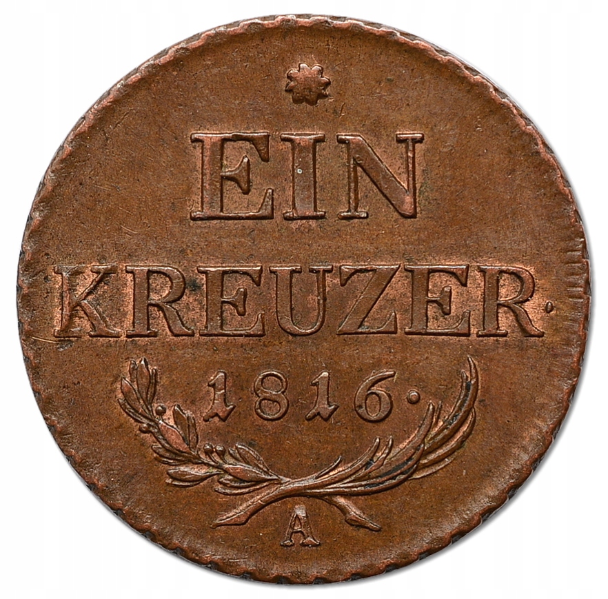 3.AUSTRIA, FRANCISZEK I, 1 KRUCIERZ 1816 A