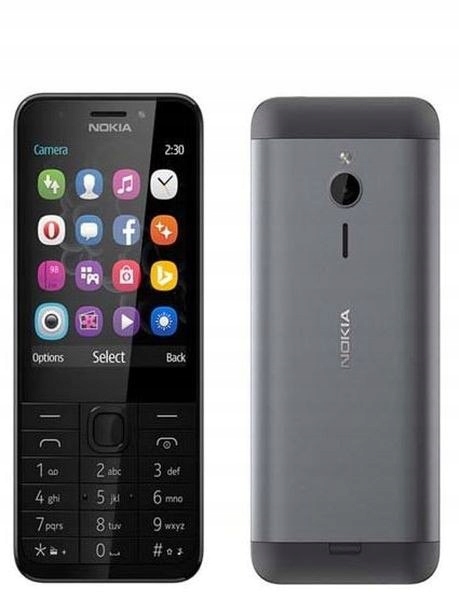 Telefon NOKIA 230 DS Srebrny