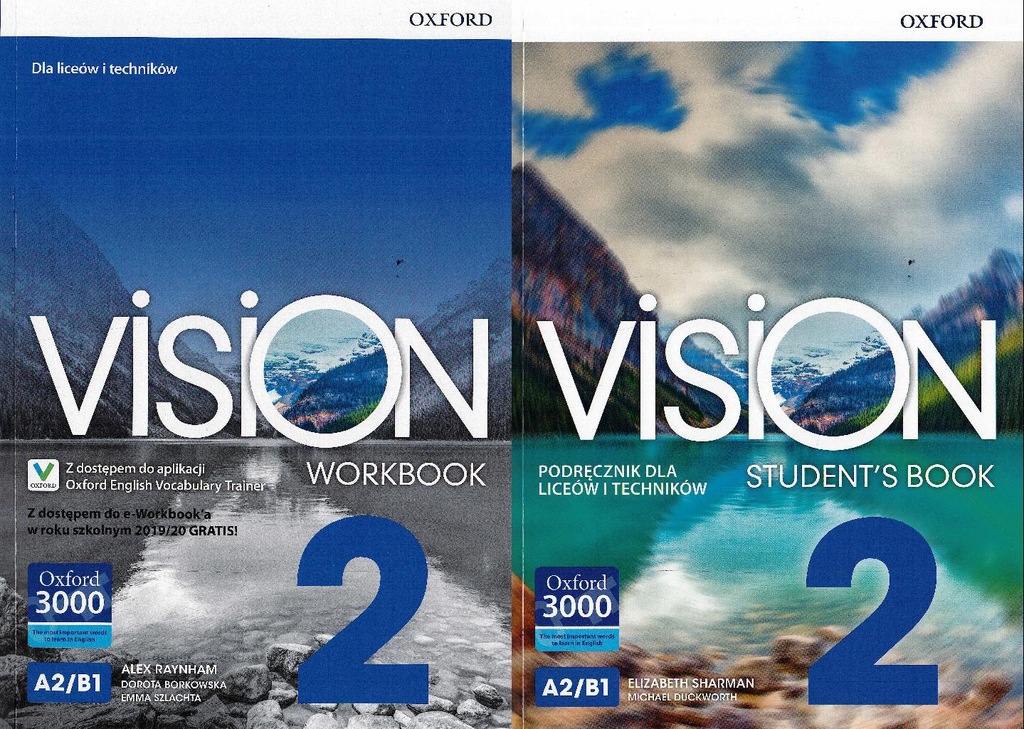 Vision 2, A2/B1 Workbook + Students Book OXFORD - 11722216961 ...
