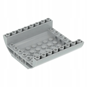 LEGO DÓŁ KADŁUB DO SAMOLOTU J. SZARY LBG 8x8x2 54091