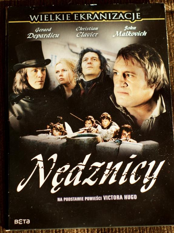 film Nędznicy- Gerard Depardieu John Malkovich 3cd