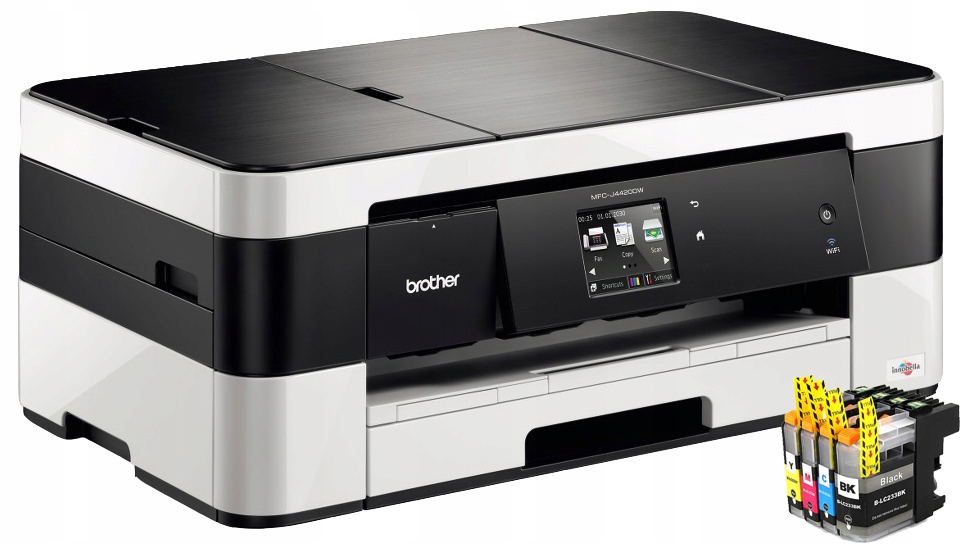 Drukarka A3 BROTHER MFCJ4625DW + TUSZE LC223 7738234665 oficjalne archiwum Allegro