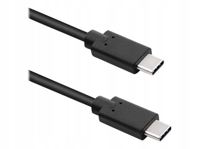 QOLTEC 52353 Kabel USB 3.1 typ C męski USB 3.1 typ C męski 3m Czarny