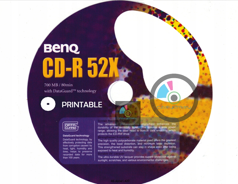 BenQ CD-R Printable 1szt .