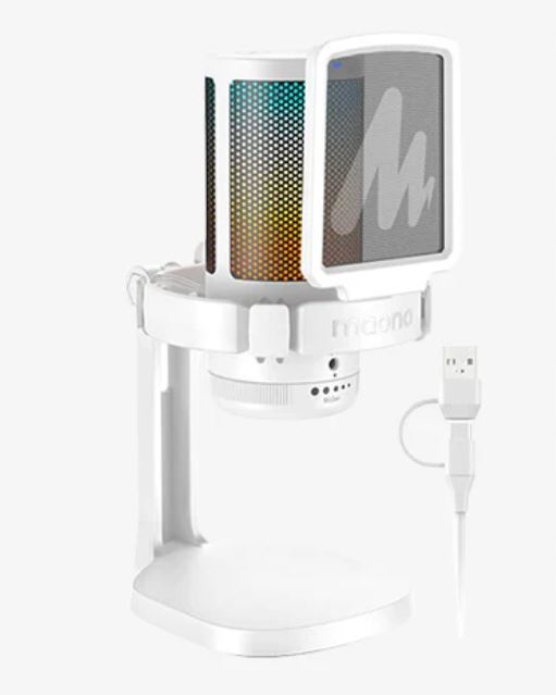 Mikrofon Maono DGM20 Mikrofon Gamingowy Kardioidalny z podswietleniem