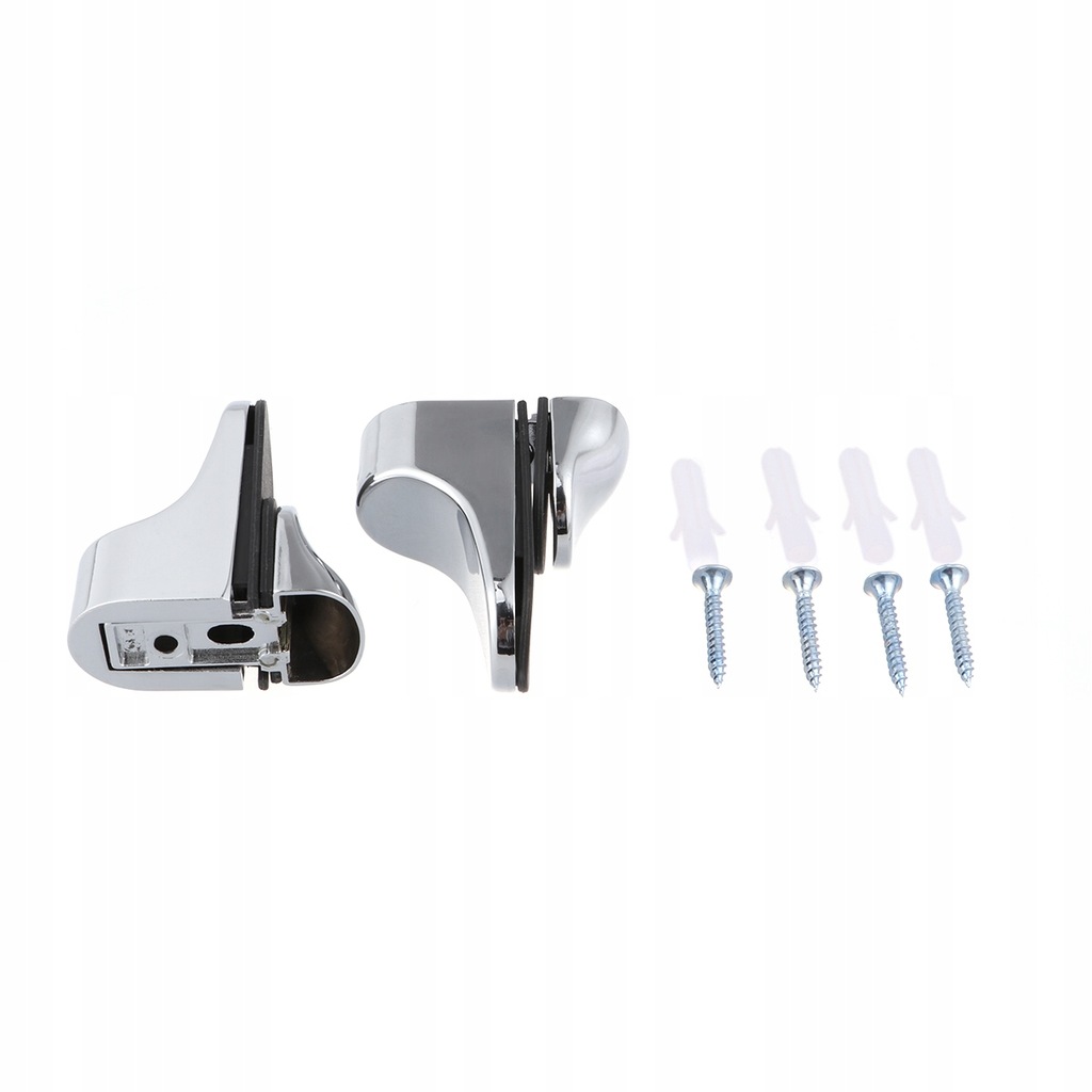 SUPPORT SHELF HOLDER ADJUSTABLE GLASS CLAMP 2 PCS