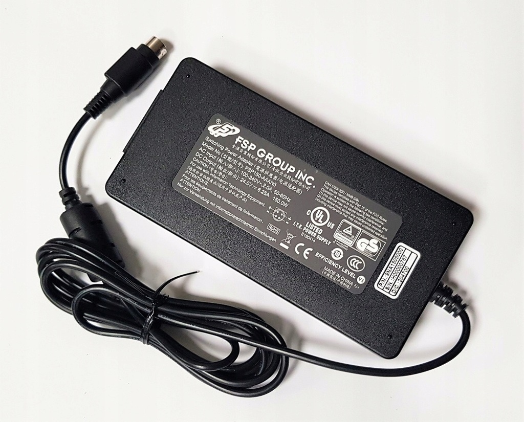 Caricabatteria Adattatore AC Per Cavo Alimentazione Sparkle Power FSP150-AAAN1 168W 4 Pin 24V 7A - Foto 12