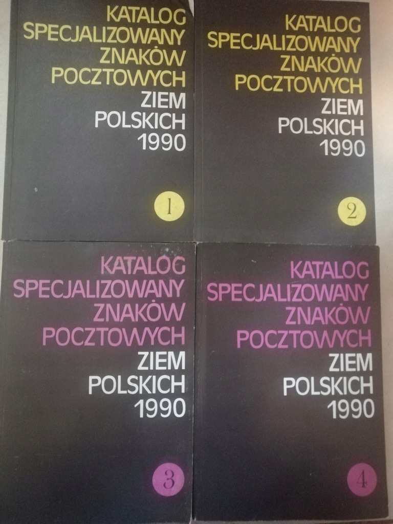 Katalog specjalizowany znaków pocztowych 1 - 4