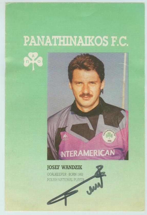 Józef WANDZIK - PANATHINAIKOS Ateny