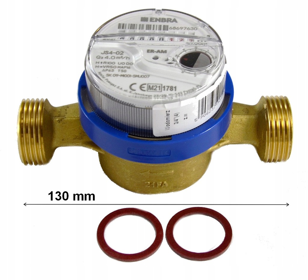 Купить ВОДОСЧЕТЧИК 3/4 4.0 ENBRA APATOR НОВЫЙ SMART + ПРОКЛАДКА: отзывы ...