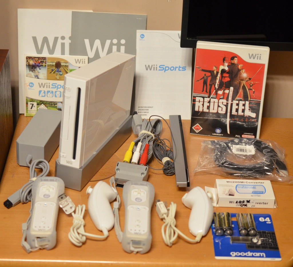 MEGA !! NINTENDO WII SOFTMOD NES SNES N64 4GB+64GB