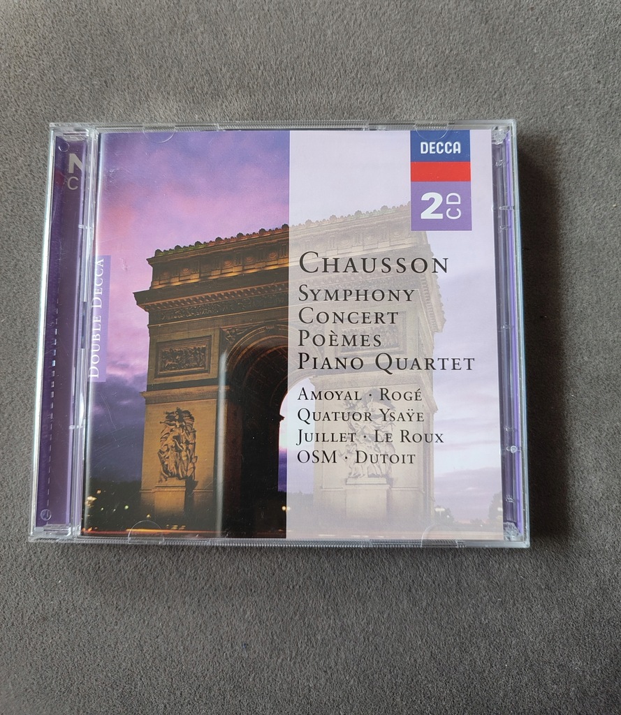 CD Symphony Ernest Chausson, Pierre Amoyal, Pascal Roge,...DECCA