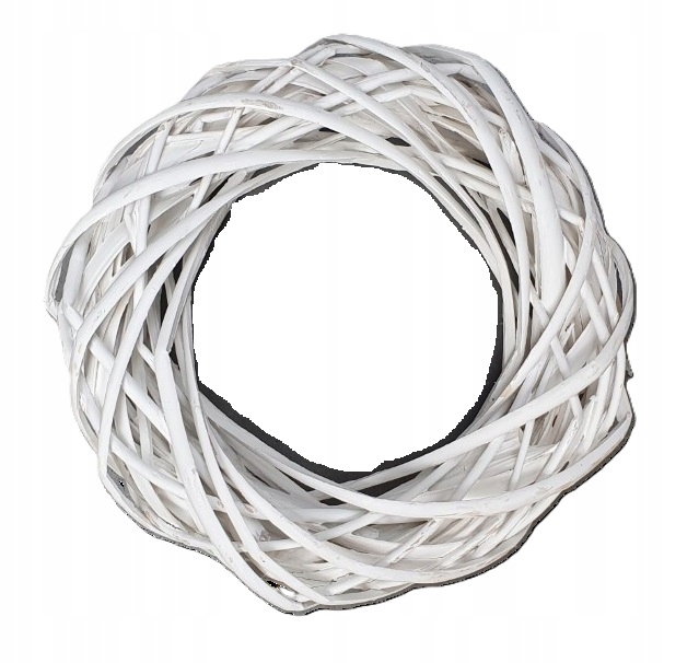 koło wiklinowe białe 25cm ART09439